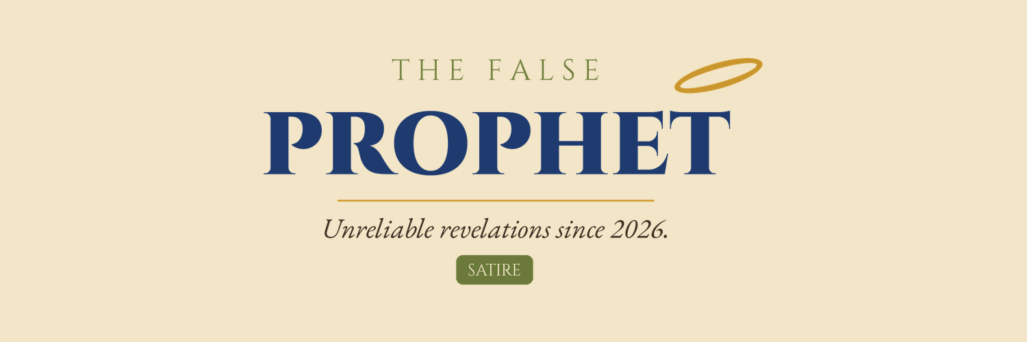 The False Prophet – Unreliable revelations since 2026. (Satire)