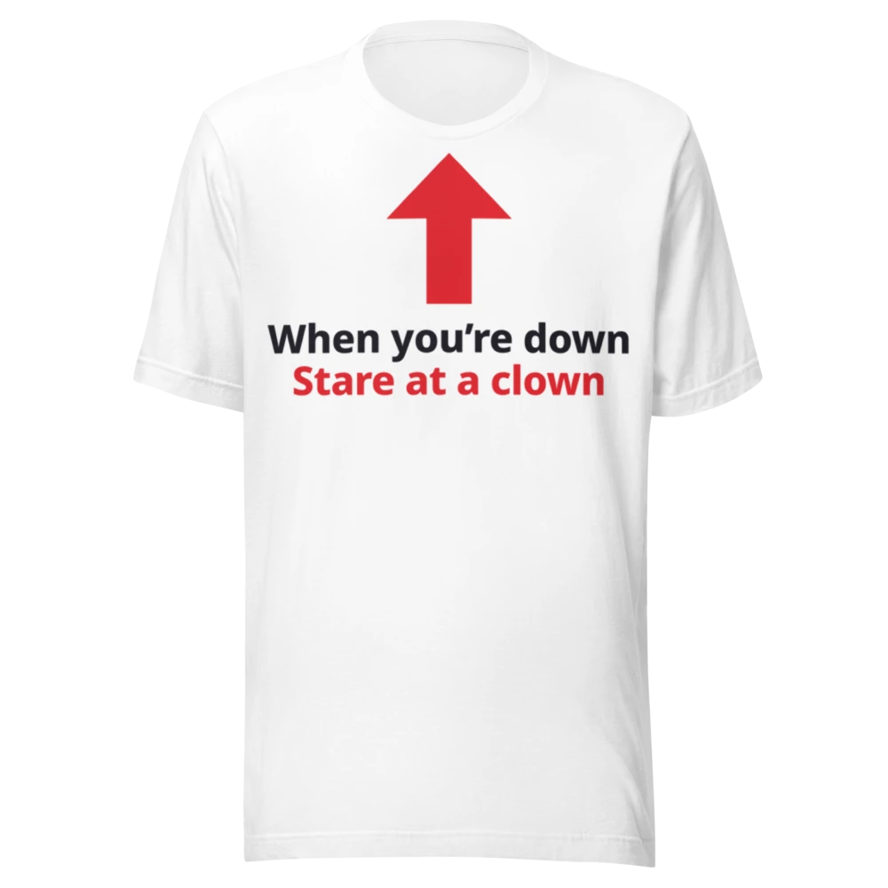 Stare at a Clown Arrow Tee