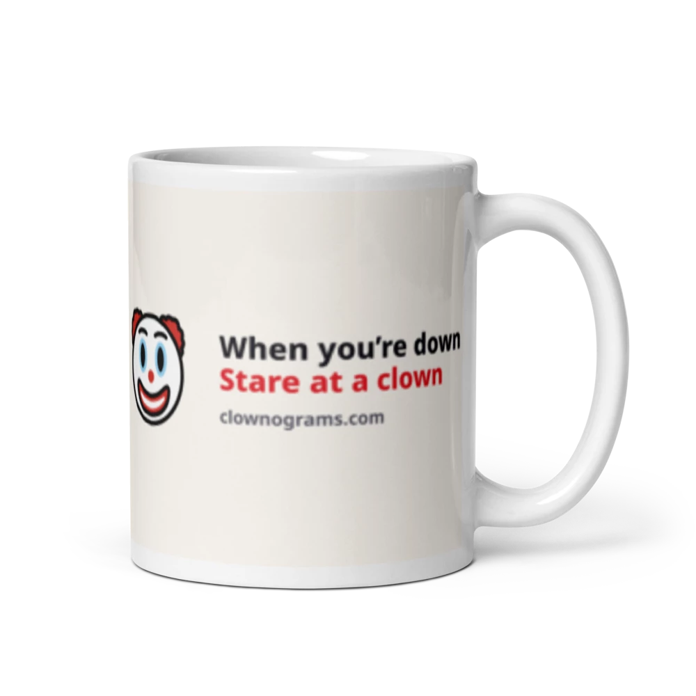 Stare at a Clown Mug