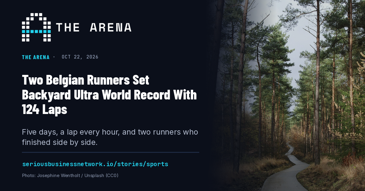Two Belgian Runners Set Backyard Ultra World Record With 124 Laps
