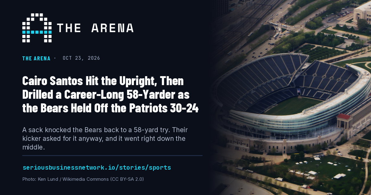 Aerial view of Soldier Field on Chicago's lakefront